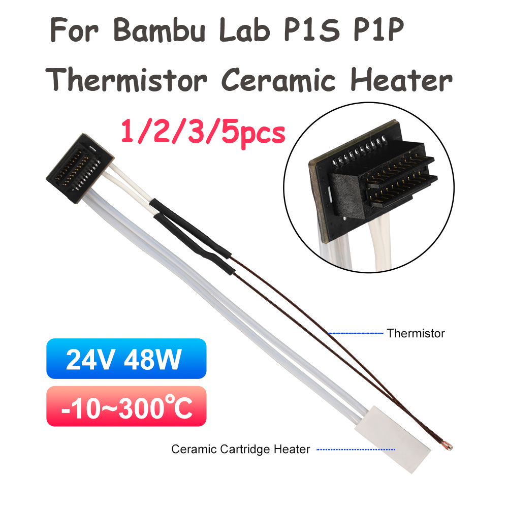 Ceramic Heat Emitter - Cartucho Cerâmico de Aquecimento 24V 48W