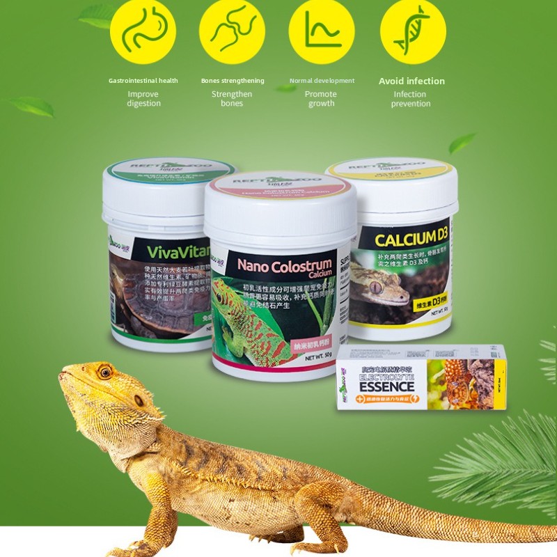 Vitamin D3 Reptile - Pó de cálcio para répteis Reptizoo