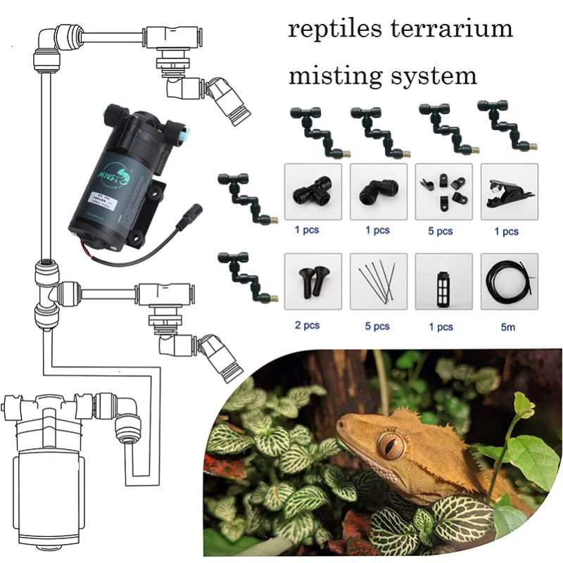 Sistema de nebulização do umid - Misting Nozzle Reptile avaliação e preço