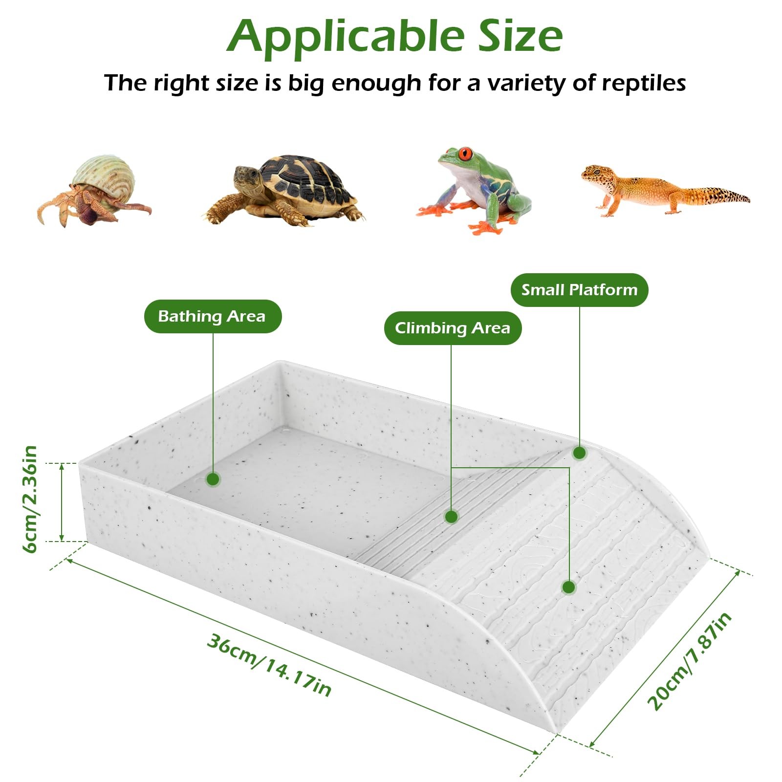 Prato de banho anti-derrapante - Water Dish Reptile avaliação e preço