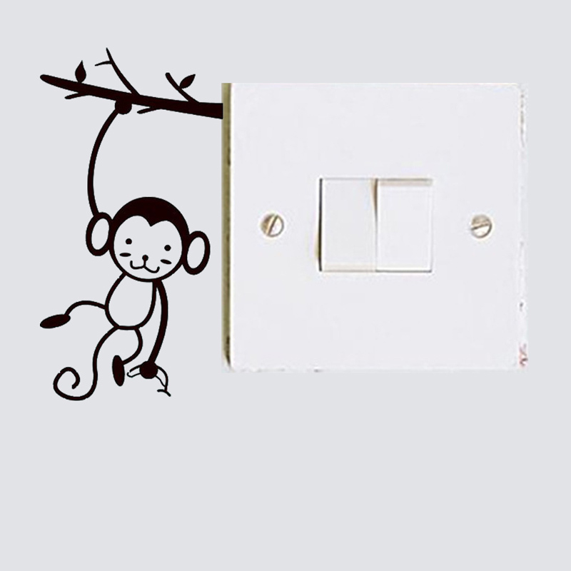 Monkey Hanging Tree Branch Swi - Pvc Panel Background avaliação e preço