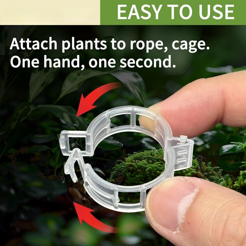 500 Peças de Clipes de Plástic - Vine Climbing Plastic avaliação e preço